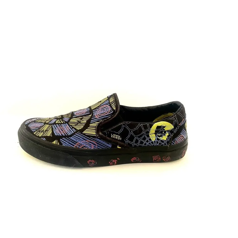 VANS X Disney Slip On Classic Nightmare Christmas Oogie Boogie Shoes 4.0 5.5 Glo - Picture 2 of 10